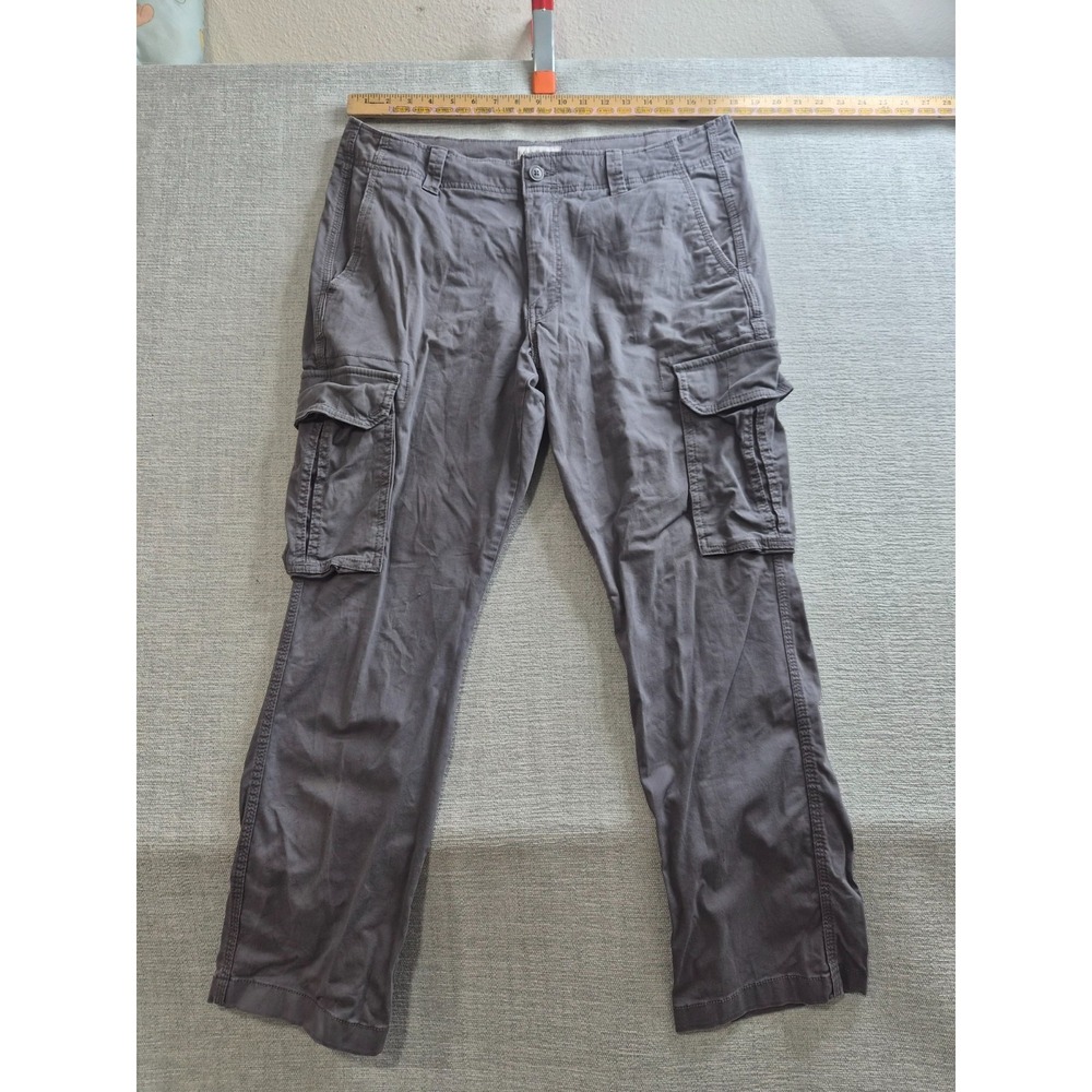 Goodfellow & Co Cargo Pants Mens 36x30 Gray Workwear Utility Pocket Straight Leg